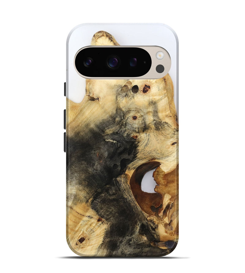 Pixel 9 Pro Wood Live Edge Phone Case - Isamar (Clear, 816582)