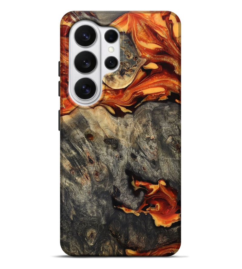 Galaxy S26 Ultra Wood Live Edge Phone Case - Nikki (Red, 816583)