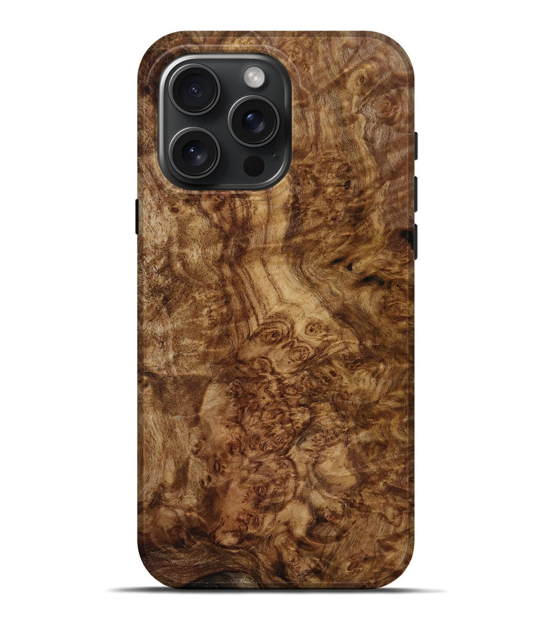 iPhone 16 Pro Max Wood Live Edge Phone Case - Teresa (Wood Burl, 816584)