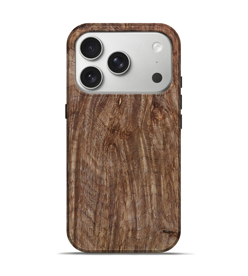 iPhone 17 Pro Wood Live Edge Phone Case - Virgie (Wood Burl, 816586)