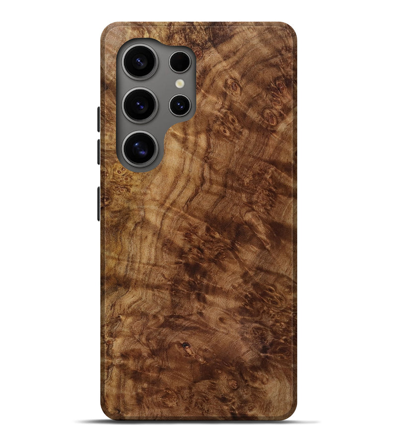 Galaxy S25 Ultra Wood Live Edge Phone Case - Grey (Wood Burl, 816588)