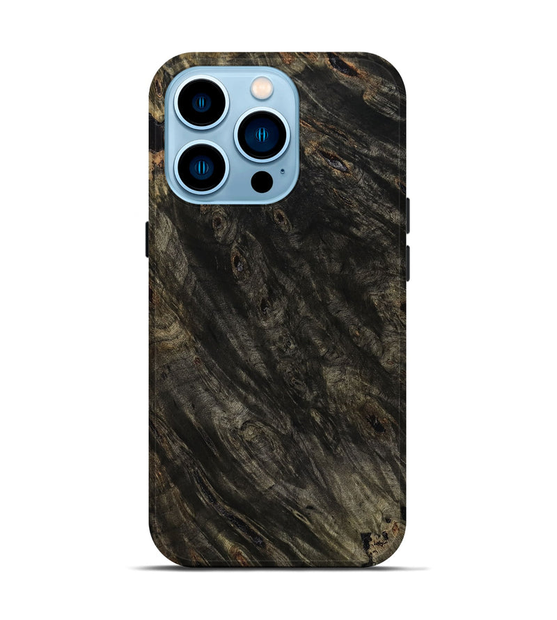 iPhone 14 Pro Wood Live Edge Phone Case - Rodolfo (Wood Burl, 816590)