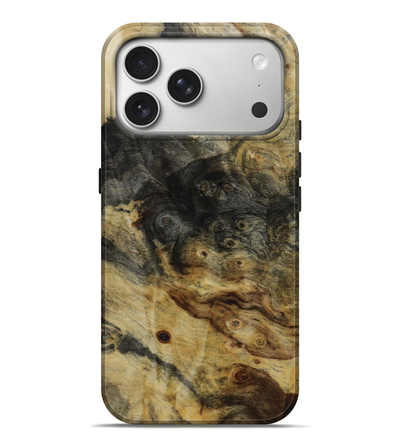 iPhone 17 Pro Max Wood Live Edge Phone Case - Mauricio (Wood Burl, 816593)