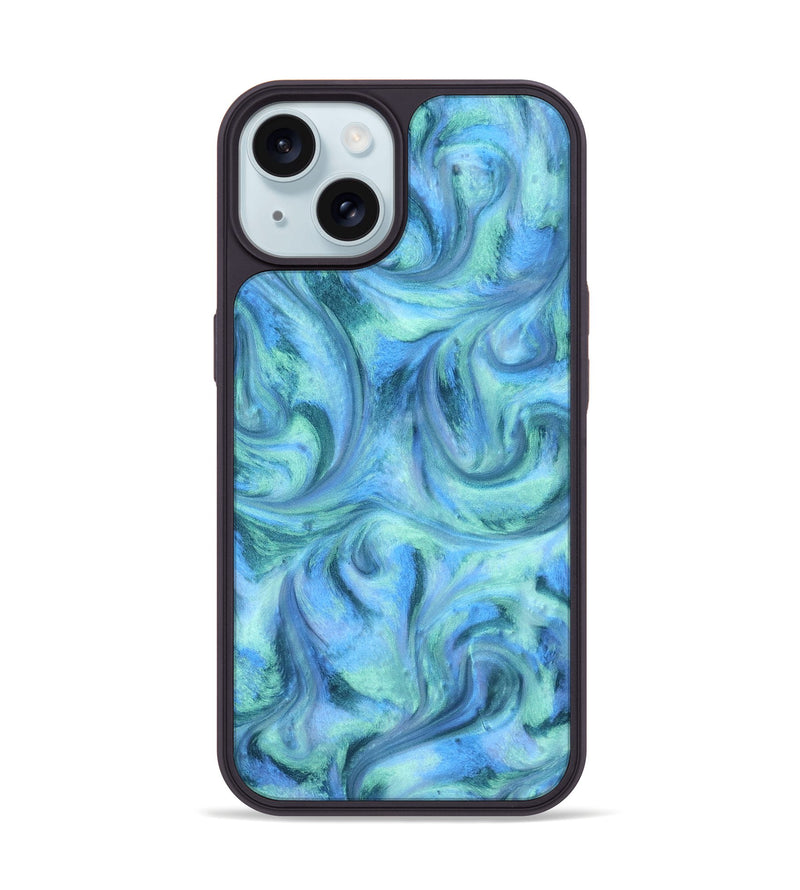 iPhone 15 ResinArt Phone Case - Bridger (Blue, 816594)