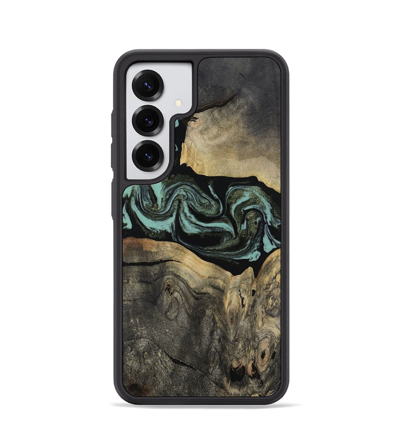 Galaxy S25 Wood Phone Case - Pamala (Green, 816600)