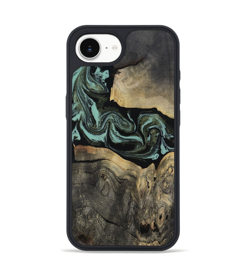 iPhone 16e Wood Phone Case - Pamala (Green, 816600)