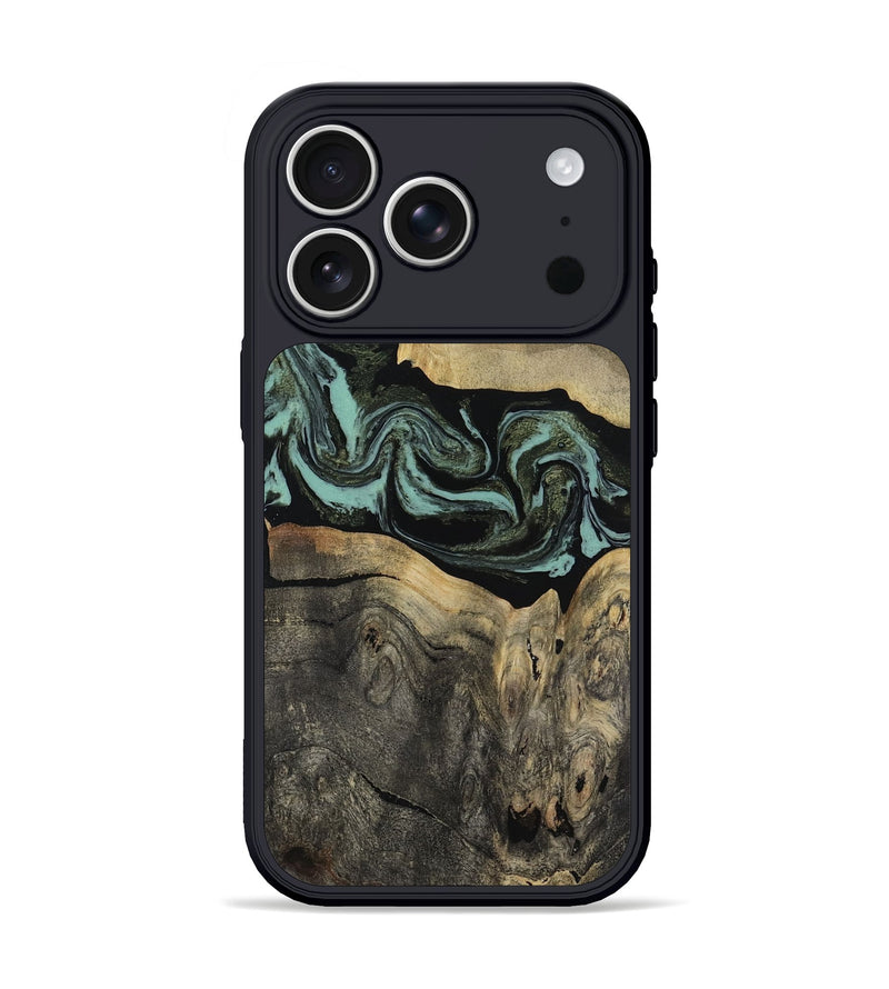 iPhone 17 Pro Wood Phone Case - Pamala (Green, 816600)