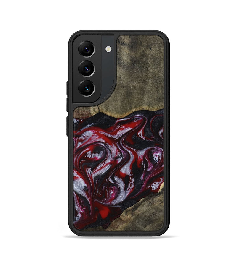Galaxy S22 Wood Phone Case - Royalty (Red, 816612)
