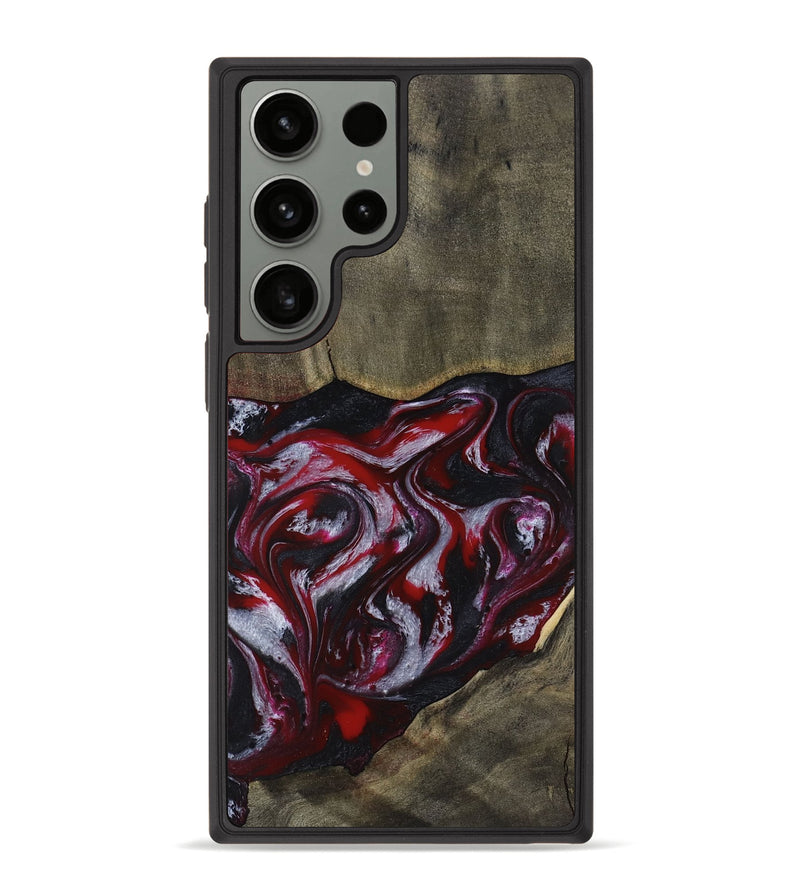 Galaxy S23 Ultra Wood Phone Case - Royalty (Red, 816612)