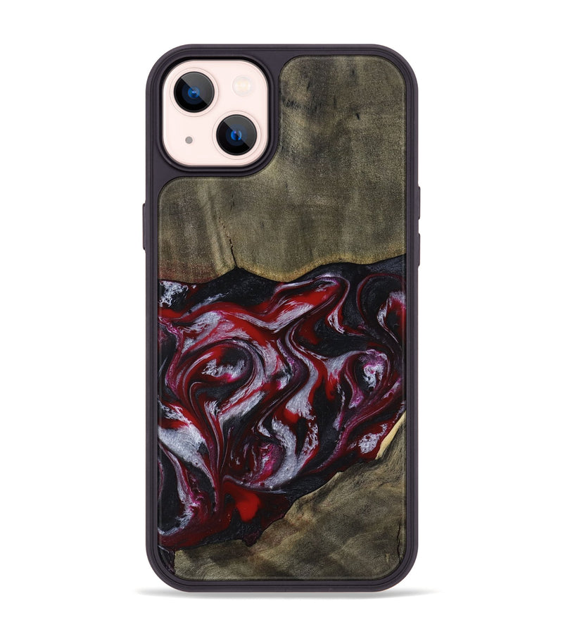 iPhone 14 Plus Wood Phone Case - Royalty (Red, 816612)