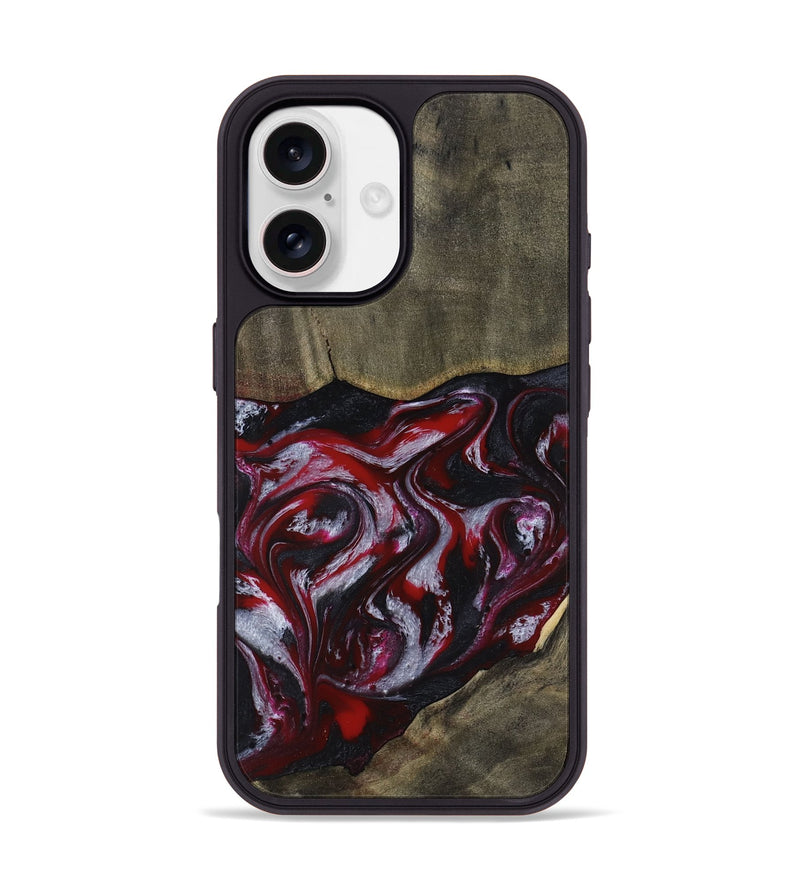 iPhone 17 Wood Phone Case - Royalty (Red, 816612)