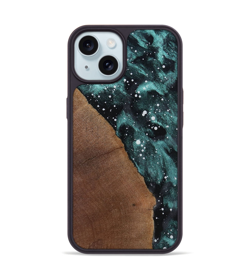 iPhone 15 Wood Phone Case - Aaden (Cosmos, 816615)