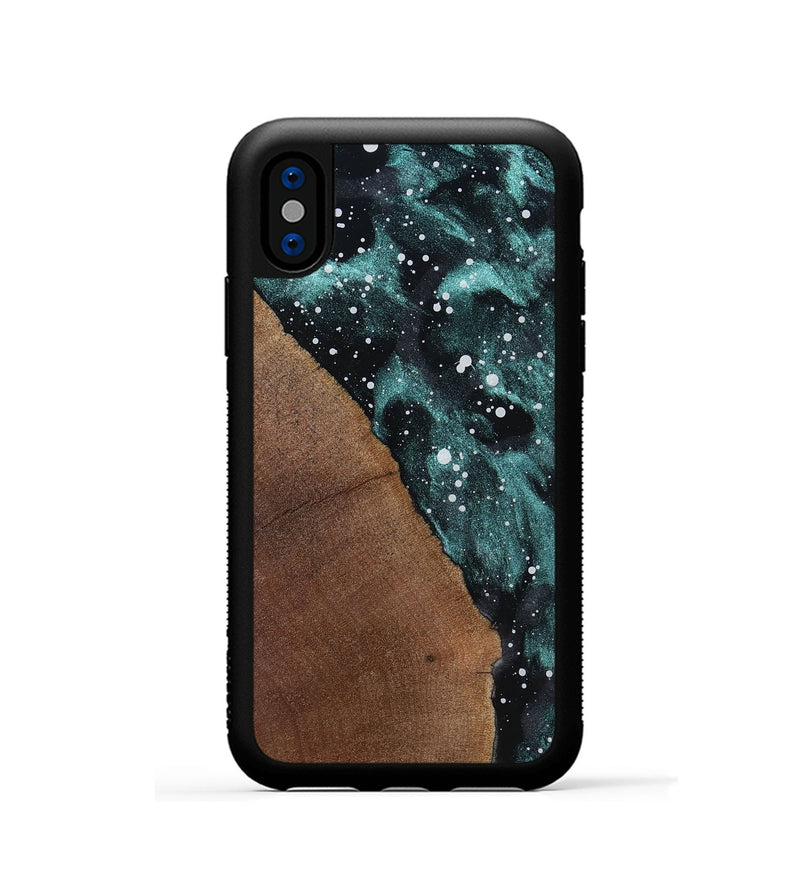 iPhone Xs Wood Phone Case - Aaden (Cosmos, 816615)