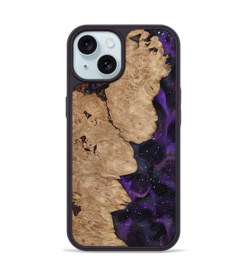 iPhone 15 Wood Phone Case - Casen (Cosmos, 816619)
