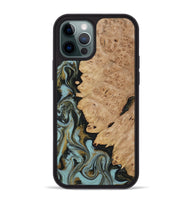 iPhone 12 Pro Max Wood Phone Case - Calum (Green, 816640)