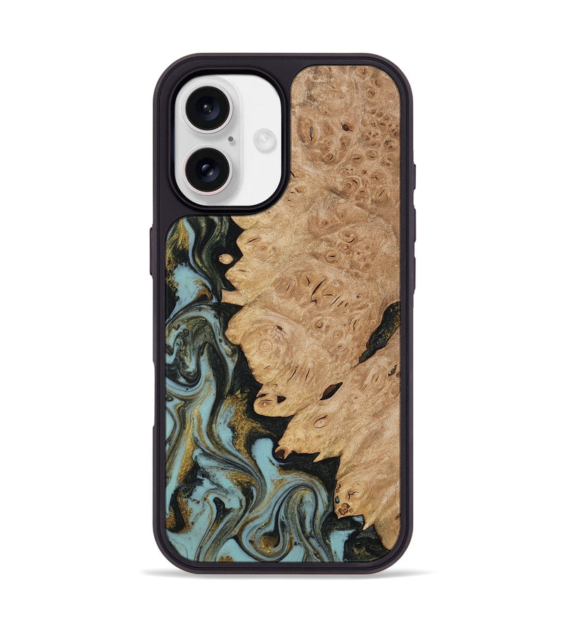 iPhone 17 Wood Phone Case - Calum (Green, 816640)