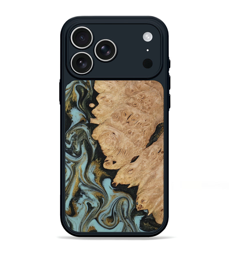 iPhone 17 Pro Max Wood Phone Case - Calum (Green, 816640)