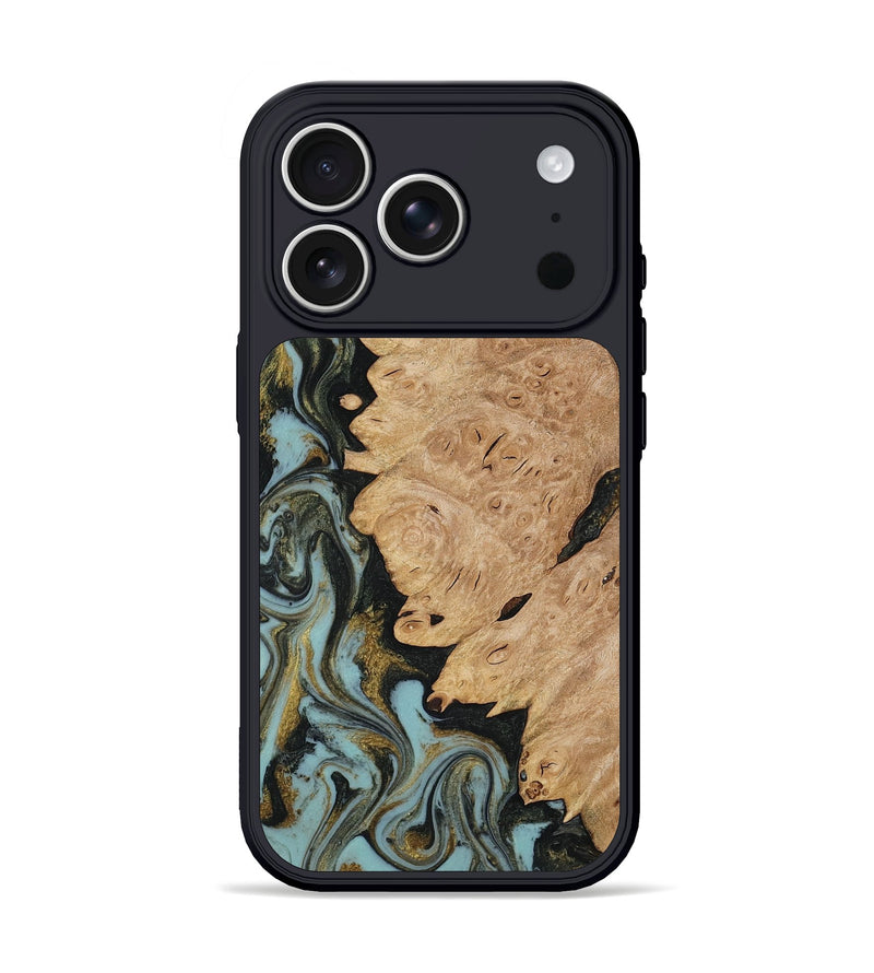 iPhone 17 Pro Wood Phone Case - Calum (Green, 816640)