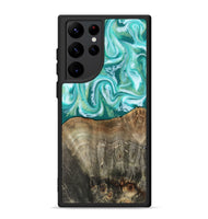 Galaxy S22 Ultra Wood Phone Case - Ciera (Green, 816643)