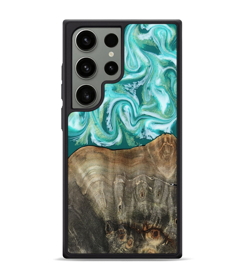 Galaxy S24 Ultra Wood Phone Case - Ciera (Green, 816643)