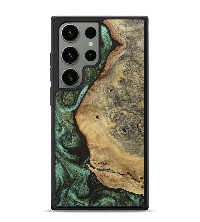 Galaxy S24 Ultra Wood Phone Case - Mael (Green, 816644)