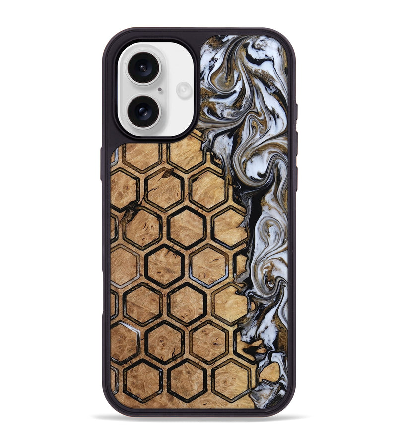 iPhone 16 Plus Wood Phone Case - Candi (Pattern, 816659)