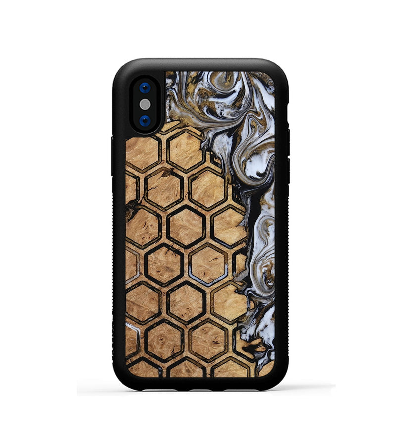 iPhone Xs Wood Phone Case - Candi (Pattern, 816659)