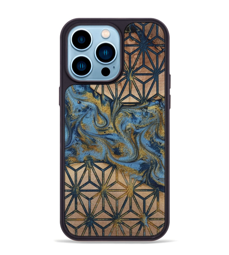 iPhone 14 Pro Max Wood Phone Case - Sheyla (Pattern, 816671)