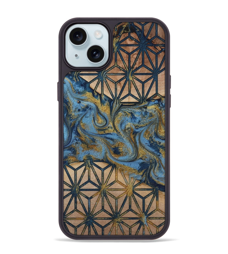 iPhone 15 Plus Wood Phone Case - Sheyla (Pattern, 816671)