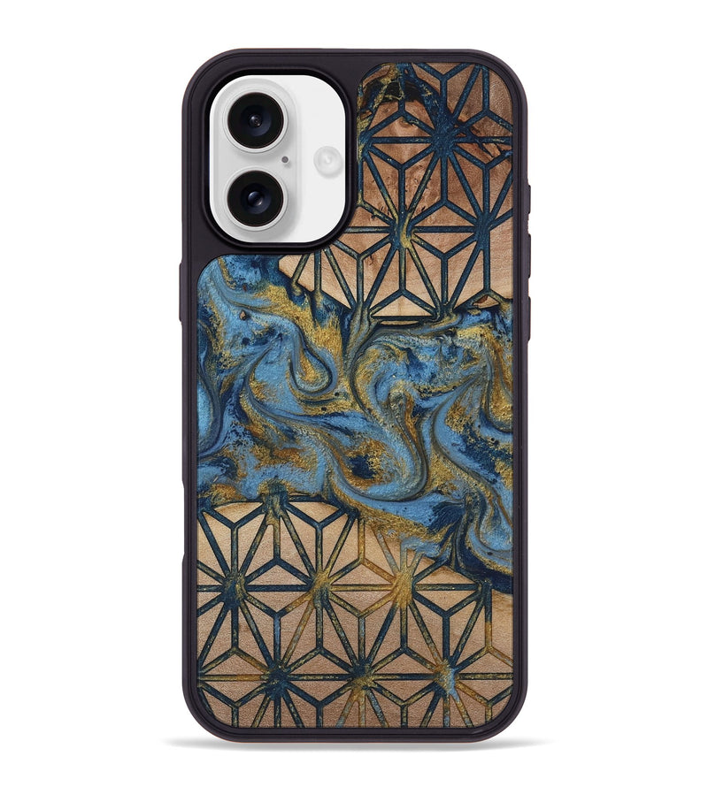 iPhone 16 Plus Wood Phone Case - Sheyla (Pattern, 816671)