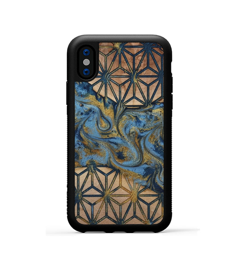 iPhone Xs Wood Phone Case - Sheyla (Pattern, 816671)
