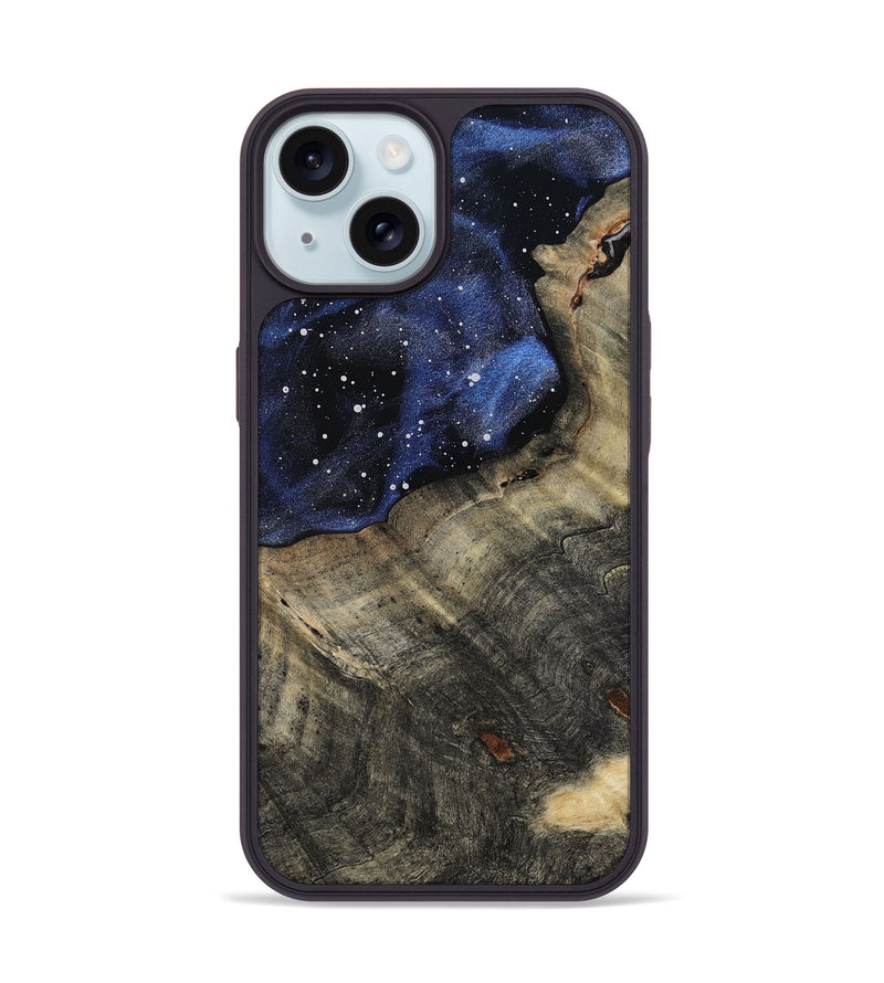 iPhone 15 Wood Phone Case - Malachi (Cosmos, 816683)
