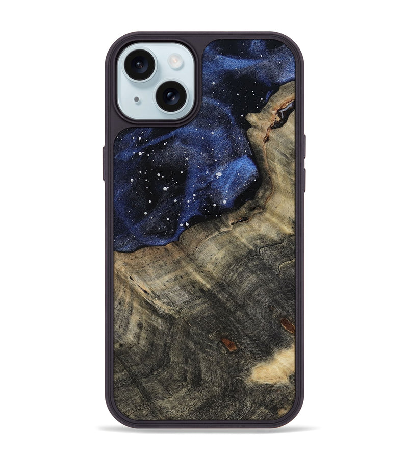iPhone 15 Plus Wood Phone Case - Malachi (Cosmos, 816683)