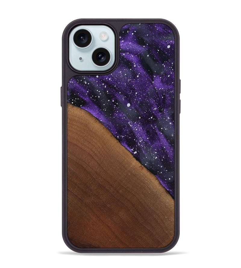 iPhone 15 Plus Wood Phone Case - Shantel (Cosmos, 816685)