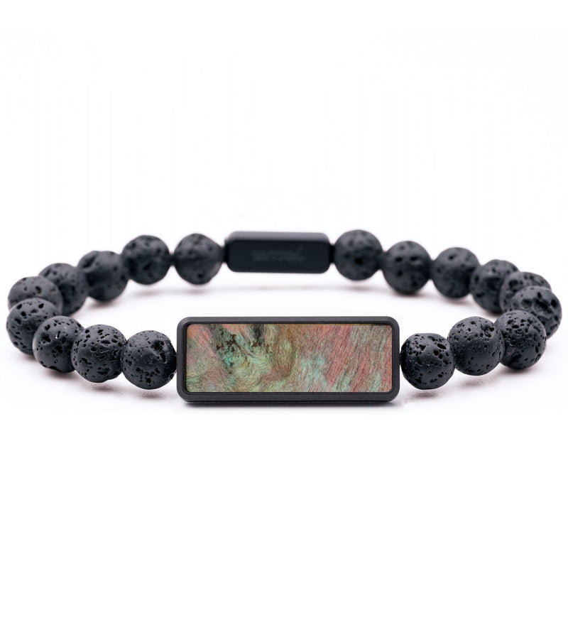 Lava Bead Wood Bracelet - Ashley (Wood Burl, 816710)