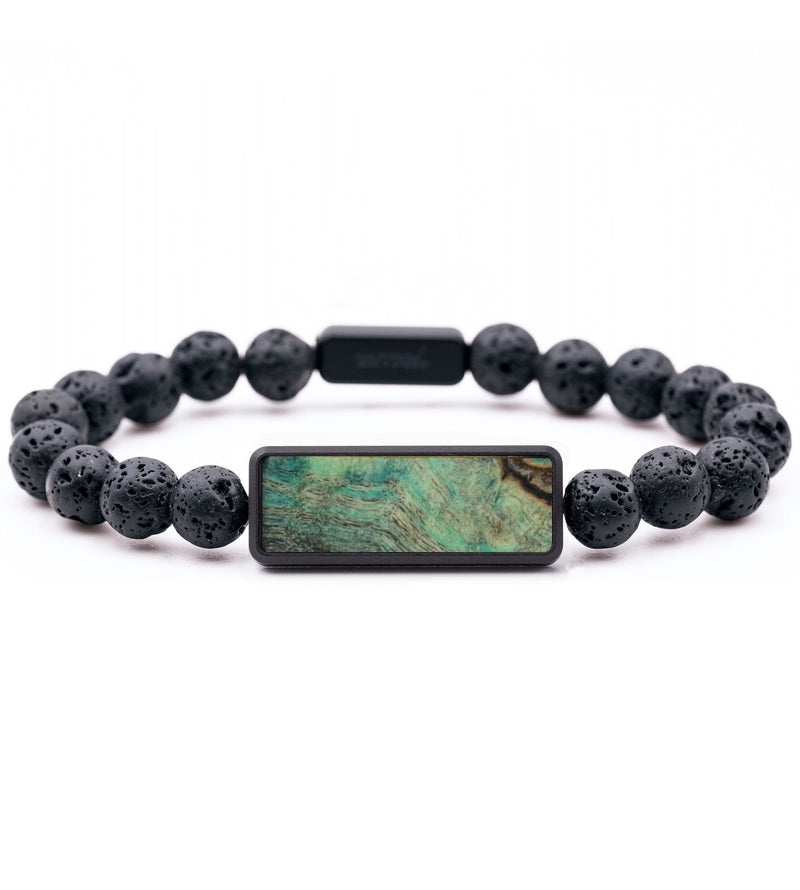 Lava Bead Wood Bracelet - Elise (Wood Burl, 816726)