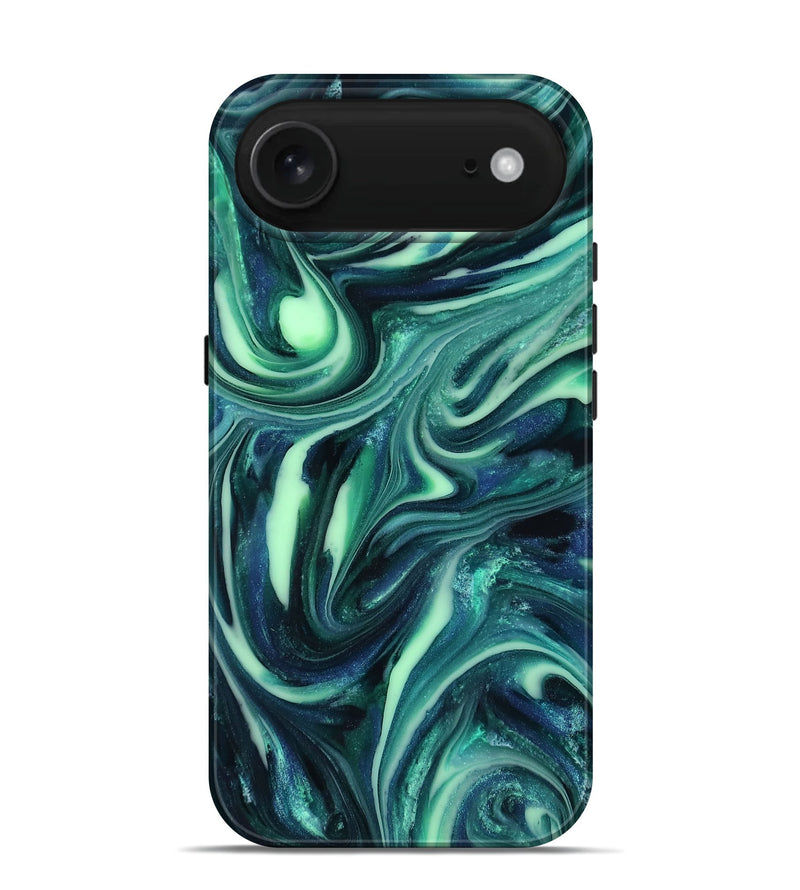 iPhone 17 Air ResinArt Live Edge Phone Case - Abbey (Green, 816866)