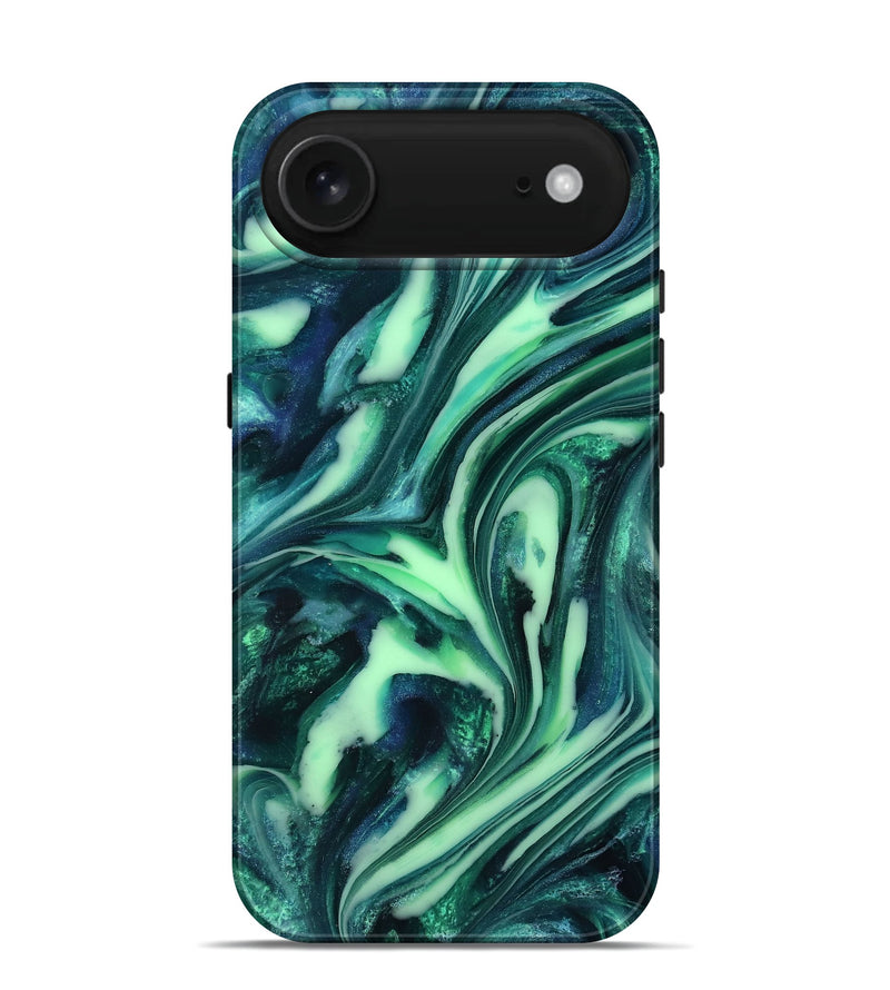 iPhone 17 Air ResinArt Live Edge Phone Case - Tony (Green, 816867)