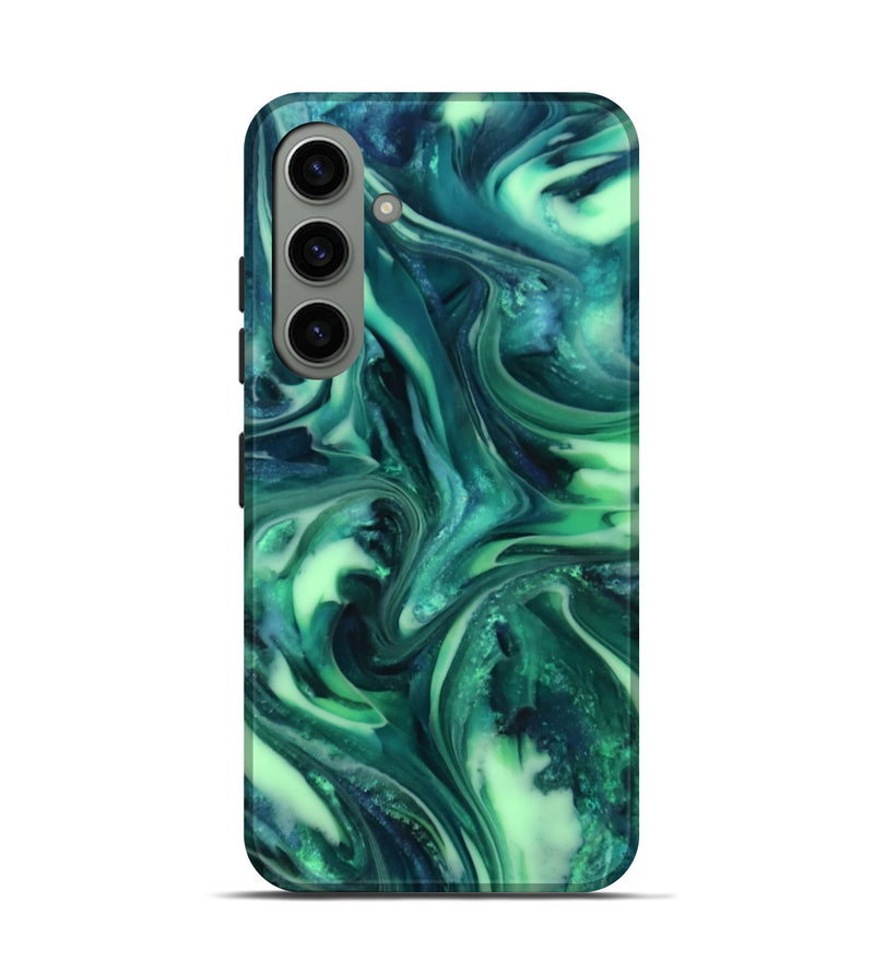 Galaxy S24 ResinArt Live Edge Phone Case - Yousef (Green, 816869)