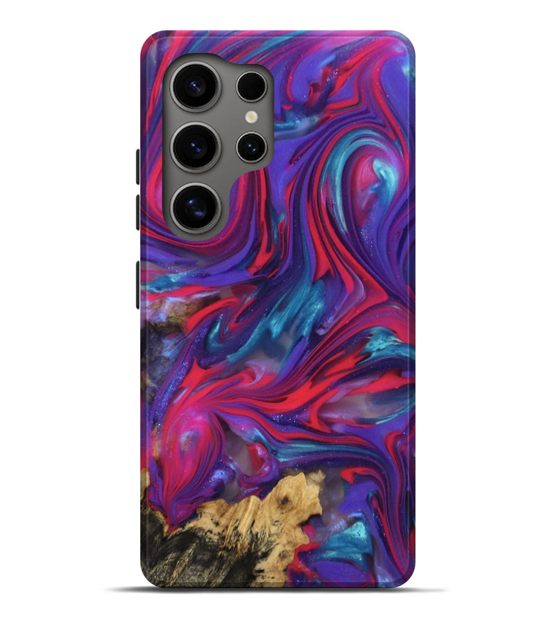 Galaxy S25 Ultra Wood Live Edge Phone Case - Newell (Neon, 816871)