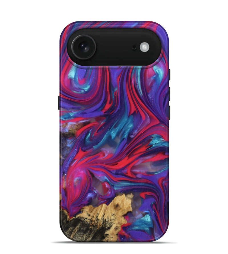 iPhone 17 Air Wood Live Edge Phone Case - Newell (Neon, 816871)
