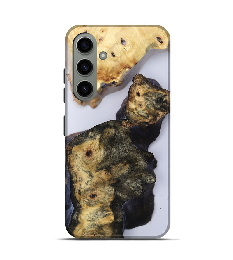 Galaxy S24 Wood Live Edge Phone Case - Sierra (Clear, 816877)