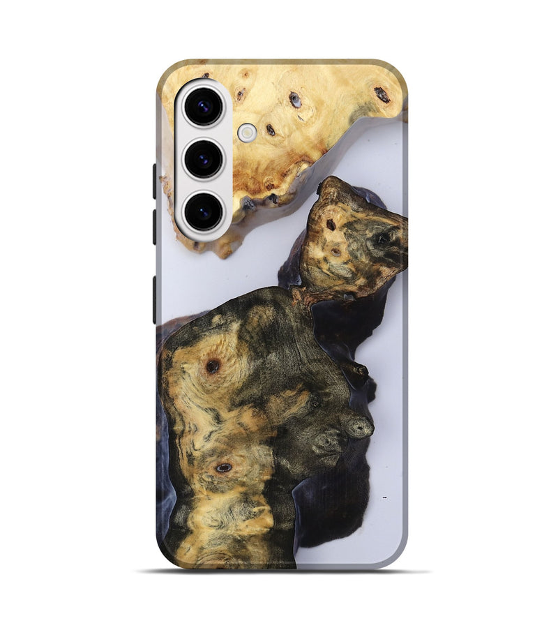 Galaxy S25 Wood Live Edge Phone Case - Sierra (Clear, 816877)