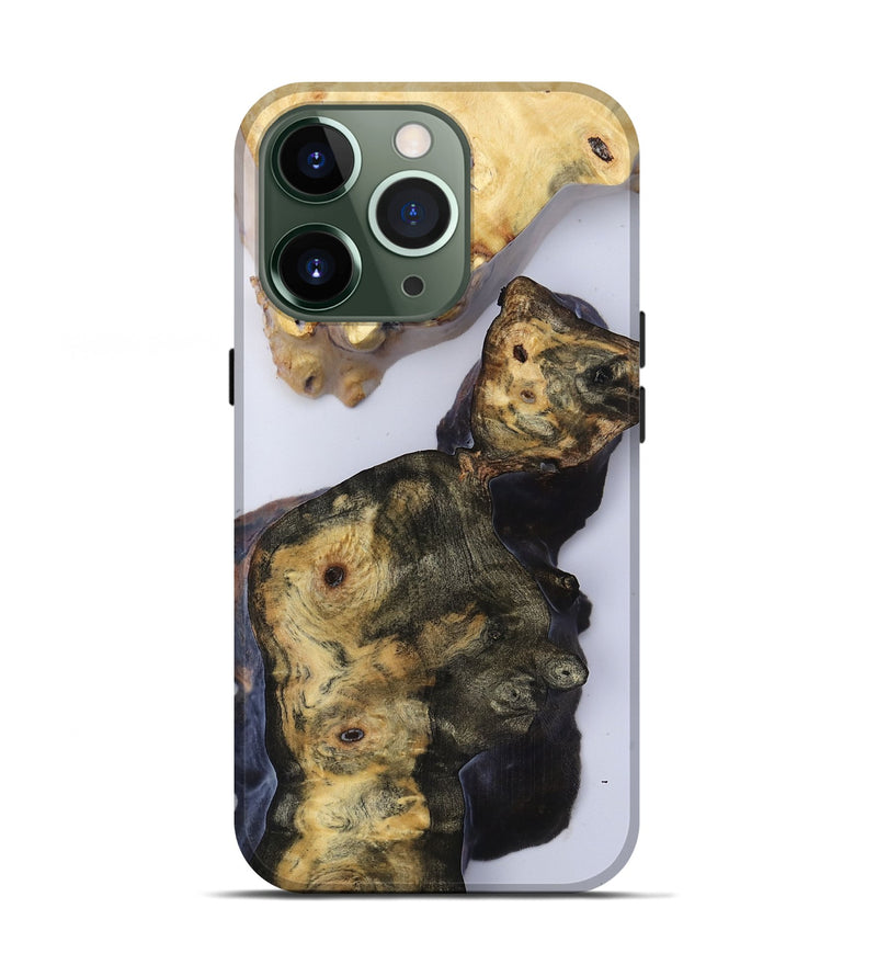 iPhone 13 Pro Wood Live Edge Phone Case - Sierra (Clear, 816877)