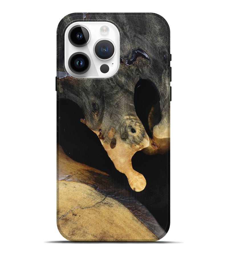 iPhone 15 Pro Max Wood Live Edge Phone Case - Jazmin (Clear, 816880)