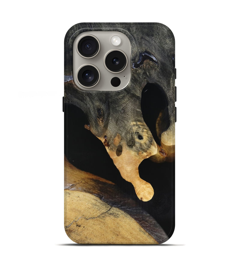 iPhone 16 Pro Wood Live Edge Phone Case - Jazmin (Clear, 816880)