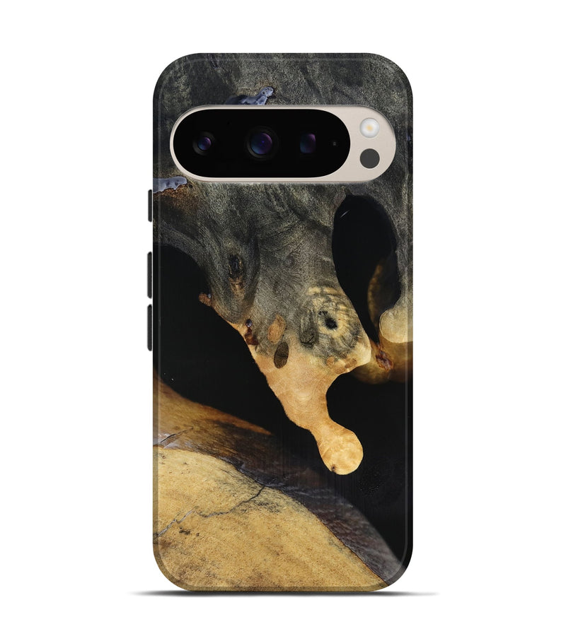 Pixel 9 Pro Wood Live Edge Phone Case - Jazmin (Clear, 816880)
