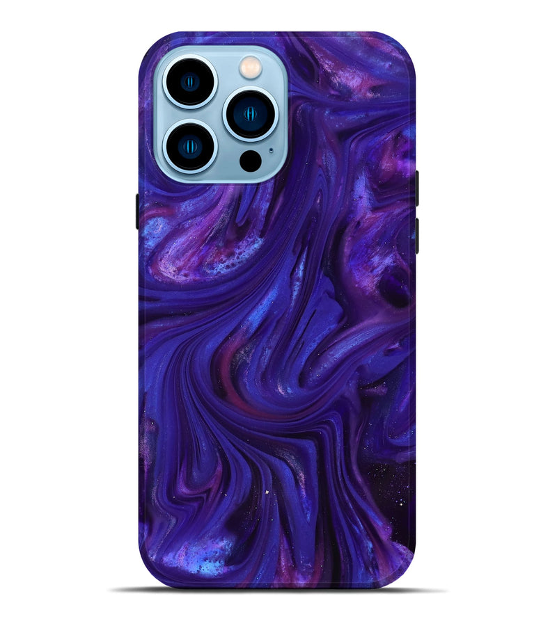 iPhone 14 Pro Max ResinArt Live Edge Phone Case - Shanna (Purple, 816881)