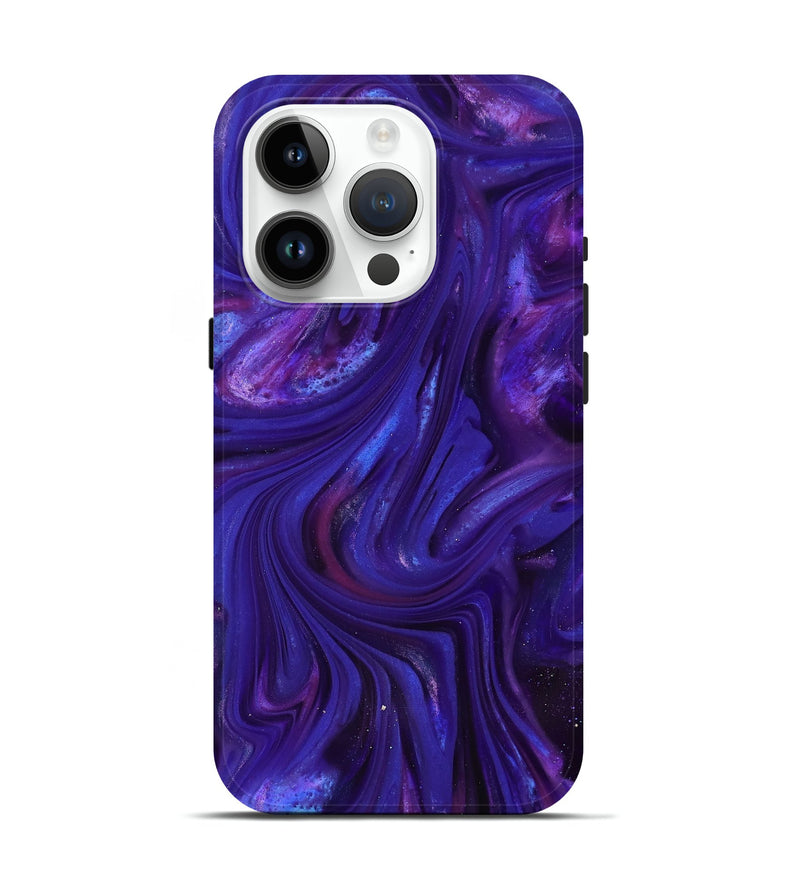 iPhone 15 Pro ResinArt Live Edge Phone Case - Shanna (Purple, 816881)