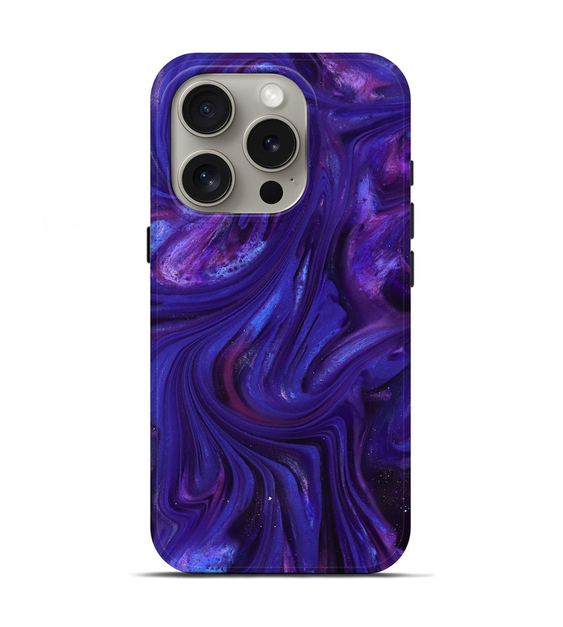 iPhone 16 Pro ResinArt Live Edge Phone Case - Shanna (Purple, 816881)